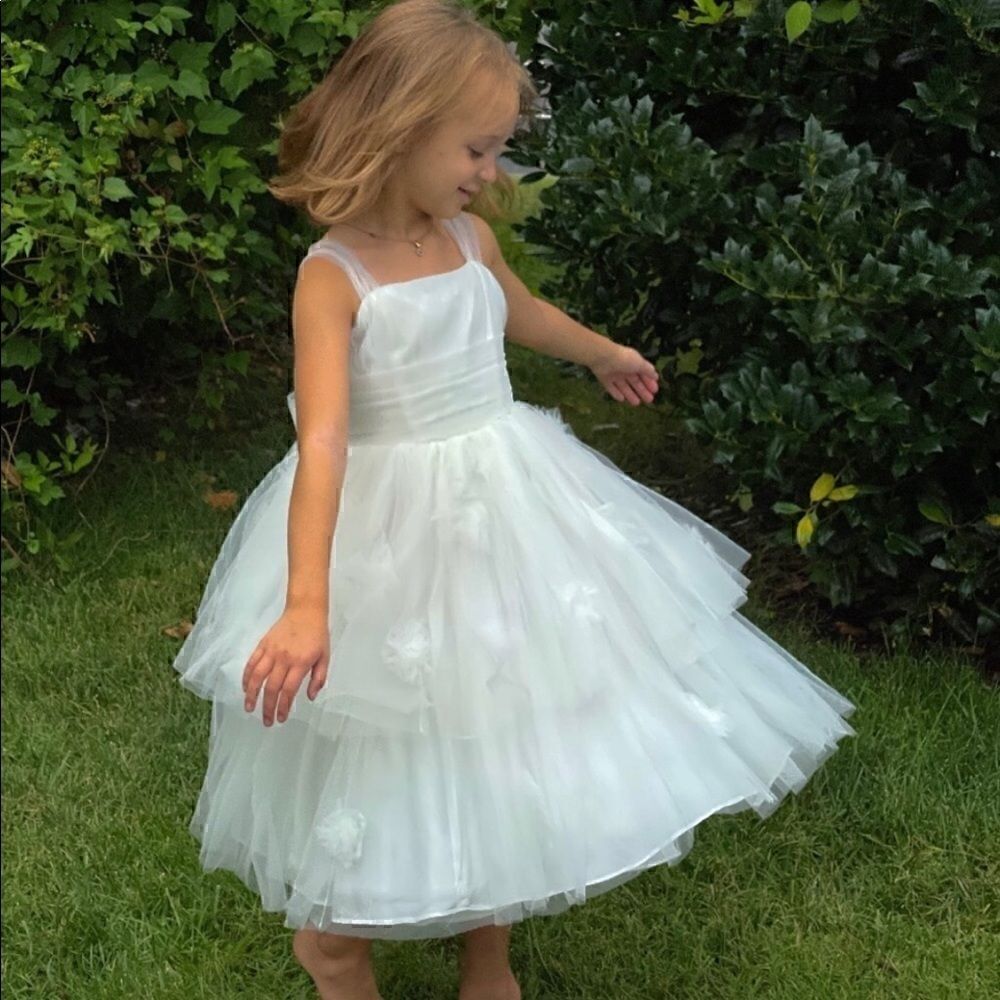 Watters & Watters Collette tulle flower girl dress
